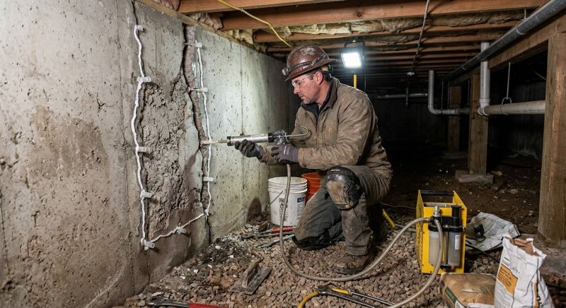 Basement Foundation Repair in Henrietta, NC