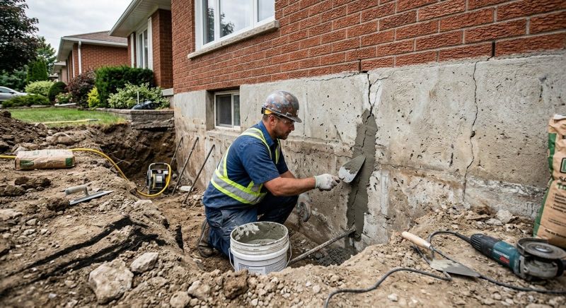 Basement Foundation Repair in Polk County, NC