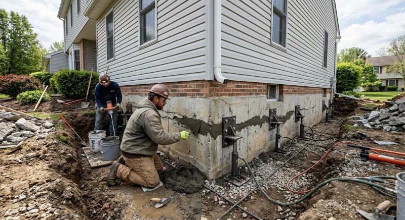 Basement Foundation Repair in Spartanburg County, SC