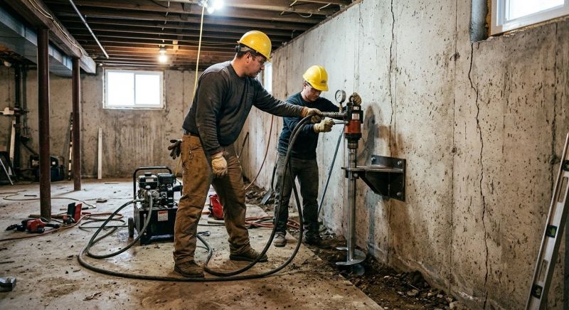 Basement Stabilization in Spartanburg, SC
