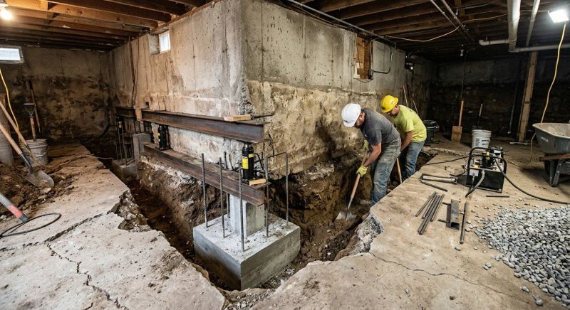 Basement Underpinning in Spartanburg, SC