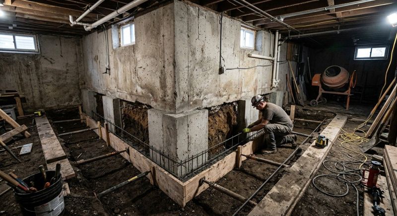 Basement Underpinning in Spartanburg, SC
