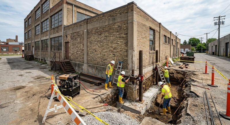 Building Foundation Repair in Fountain Inn, SC