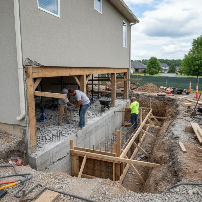 Building Foundation Repair in Polk County, NC