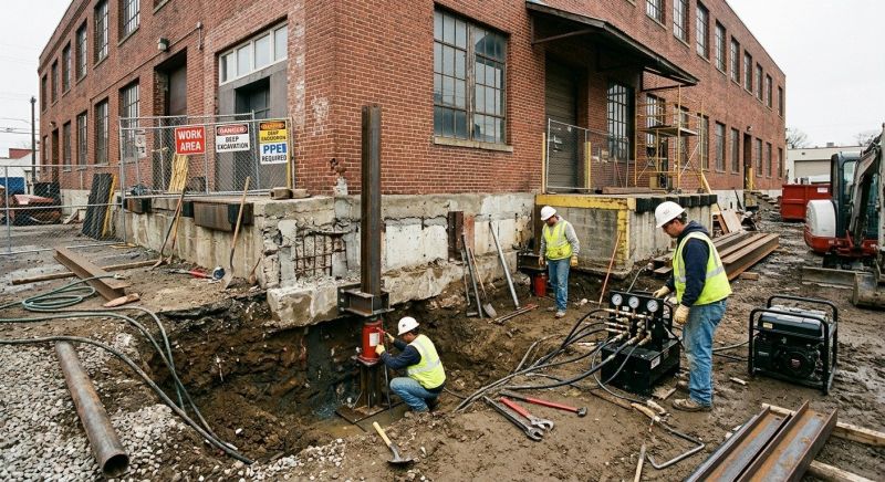 Commercial Foundation Repair in Spartanburg, SC