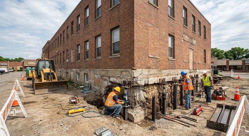 Commercial Foundation Repair in Spartanburg, SC