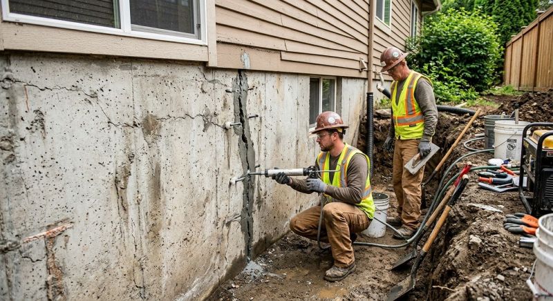 Cracked Foundation Repair in Columbus, NC