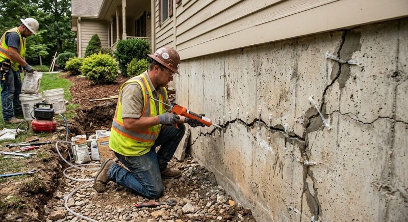 Cracked Foundation Repair in Enoree, SC