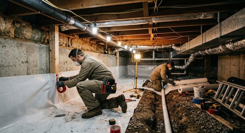 Crawl Space Leveling in Spartanburg, SC