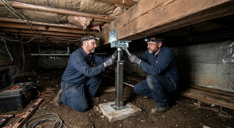 Crawlspace Foundation Repair in Polk County, NC