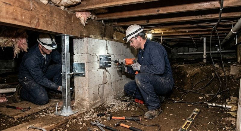 Crawlspace Foundation Repair in Tryon, NC