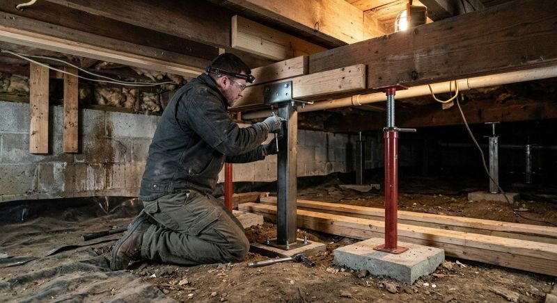 Crawlspace Structural Repair in Spartanburg, SC