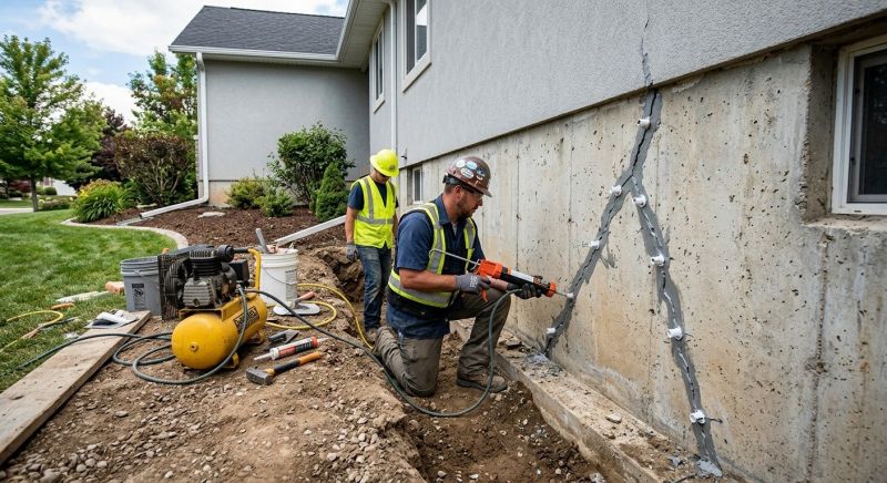 Foundation Crack Repair in Henrietta, NC