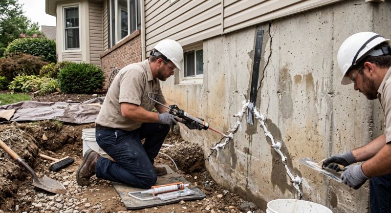 Foundation Crack Repair in Landrum, SC