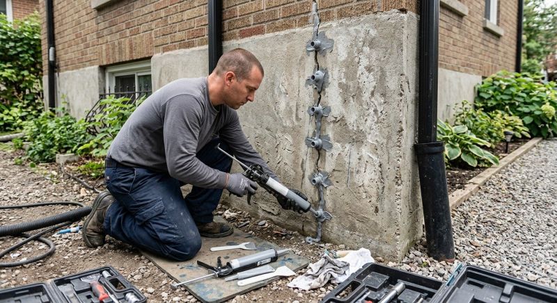 Foundation Crack Repair in Spartanburg, SC