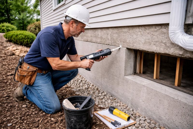 Foundation Crack Sealing in Spartanburg, SC