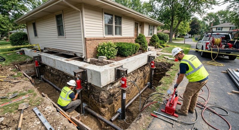 Foundation Jacking in Duncan, SC