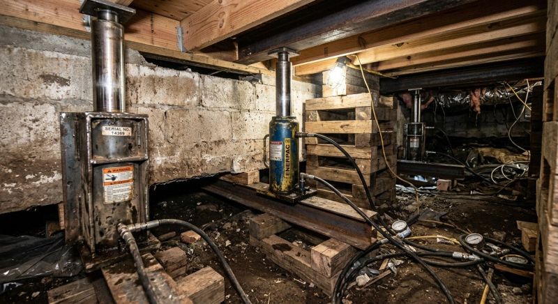 Foundation Jacking in Fountain Inn, SC