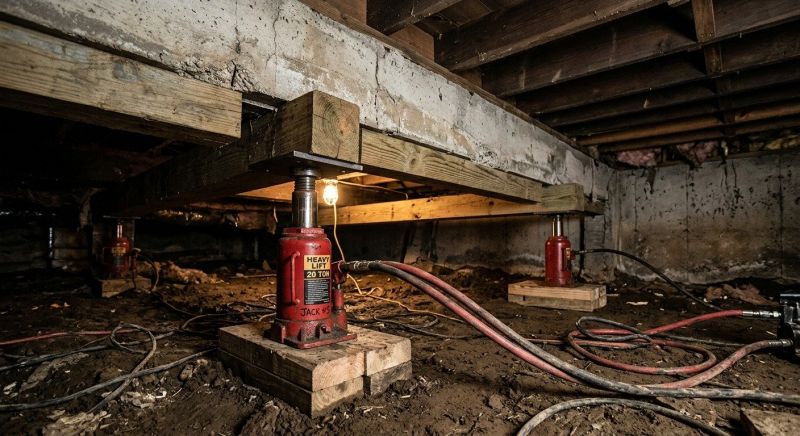 Foundation Jacking in Gaffney, SC
