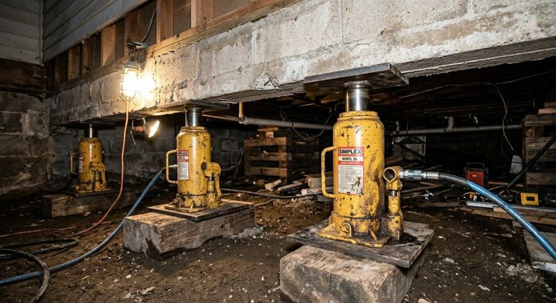 Foundation Jacking in Greenville, SC