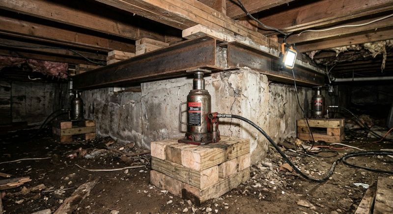 Foundation Jacking in Polk County, NC