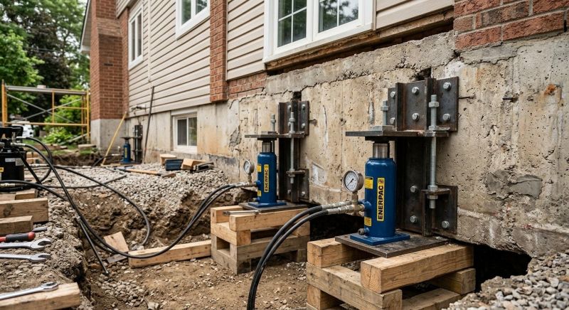 Foundation Jacking in Taylors, SC