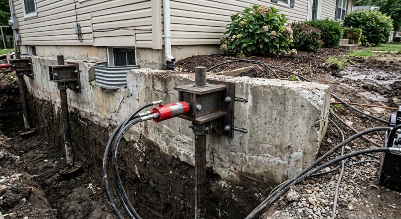 Foundation Pier Leveling in Spartanburg, SC