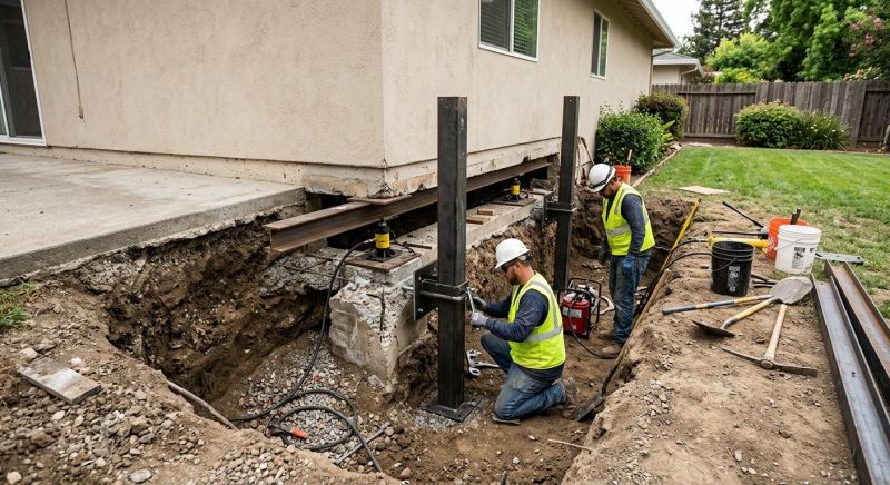 Foundation Pier Repair in Spartanburg, SC