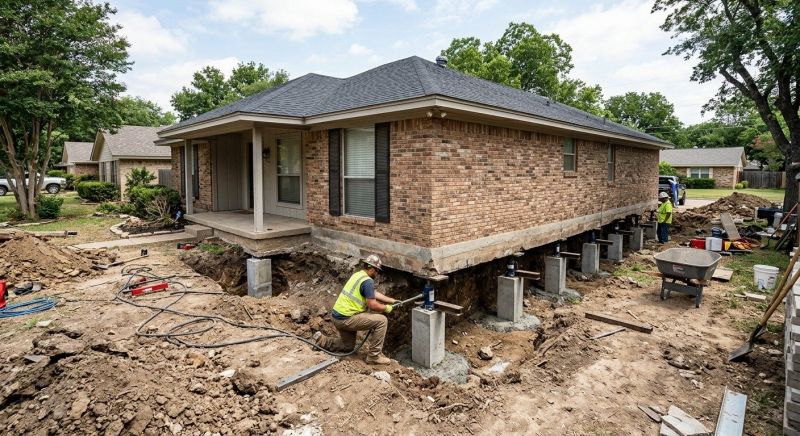 Foundation Raising in Columbus, NC