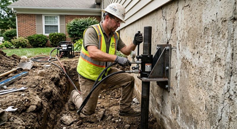 Foundation Releveling in Spartanburg, SC