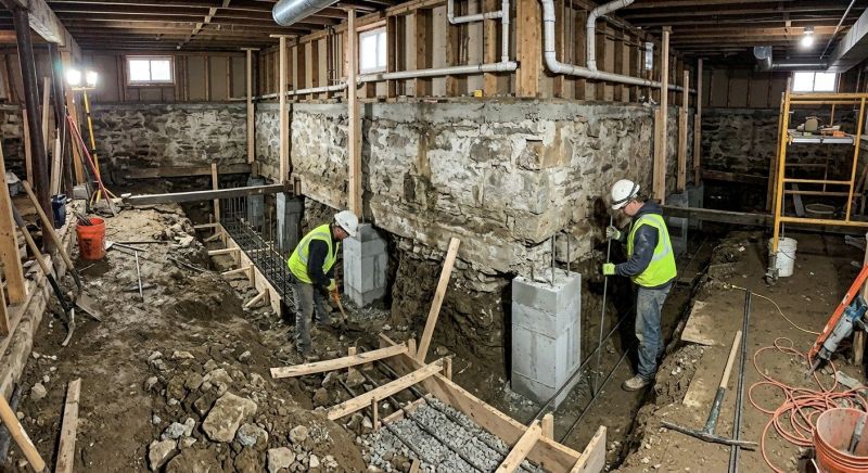 Foundation Underpinning in Spartanburg, SC