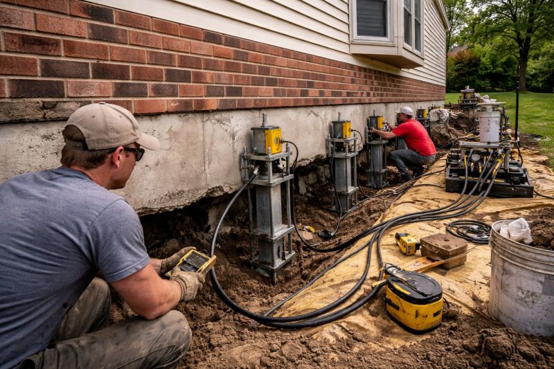 Settling Foundation Service in Spartanburg County, SC