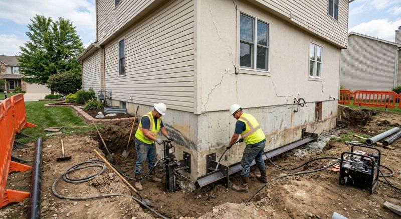 Sinking Foundation Repair in Chesnee, SC