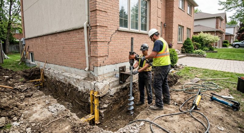 Sinking Foundation Repair in Spartanburg County, SC