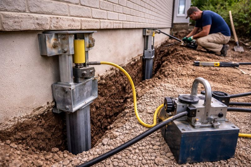 Sinking Foundation Repair in Tryon, NC