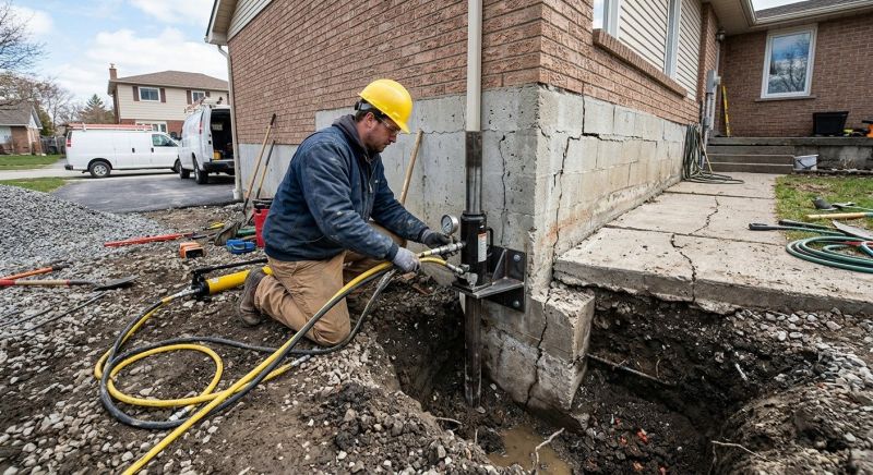 Sinking Foundation Repair in Union, SC