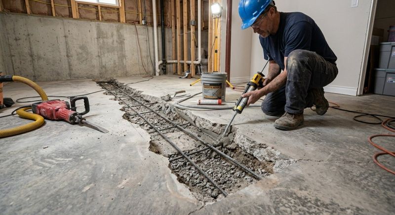 Slab Foundation Repair in Spartanburg, SC