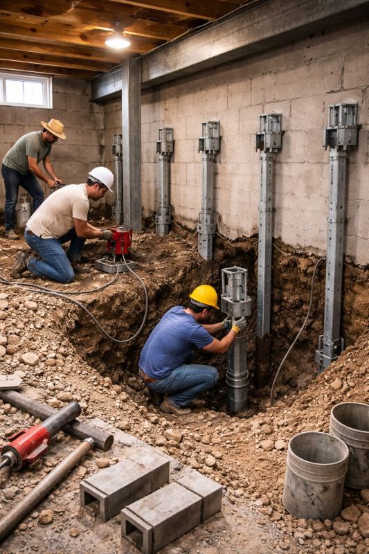 Structural Underpinning in Spartanburg, SC