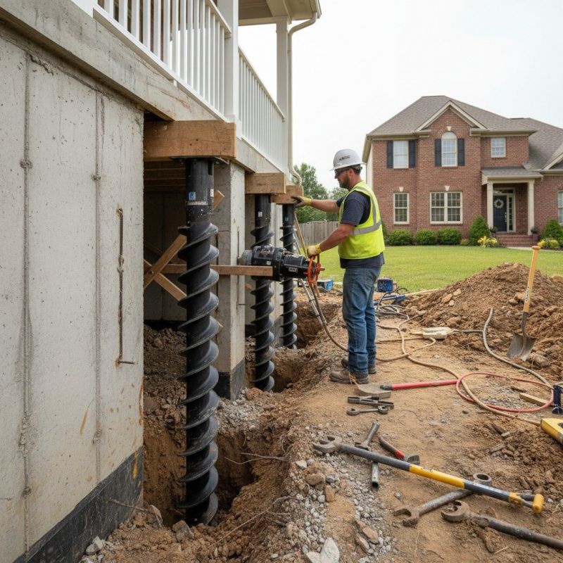 Structural Underpinning in Spartanburg, SC