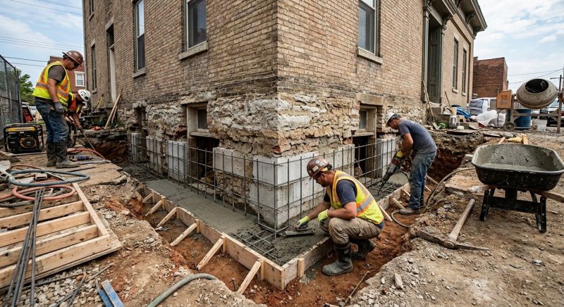 Underpinning Repair in Spartanburg, SC